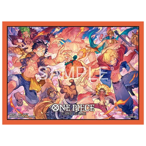 One Piece: Flame-Flame Fruit Official Card Sleeve Coliseum Edition