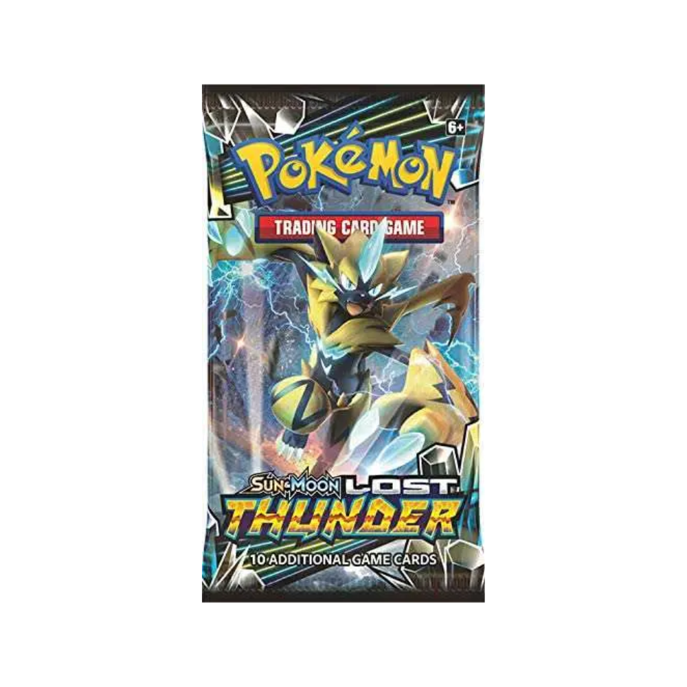 pokemon sun and moon lost thunder booster box Pokemon Sun & Moon: Lost Thunder Booster Pack (10 Cards) (ENG)