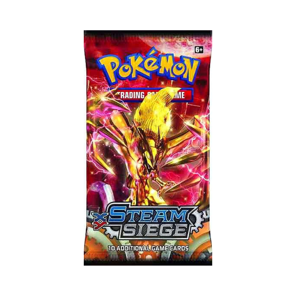 ポケモンカード未開封パックXYスチームシージSteamSiege海外激レア廃盤 Pokemon XY: Steam Siege Booster Pack (10 Cards) (ENG)