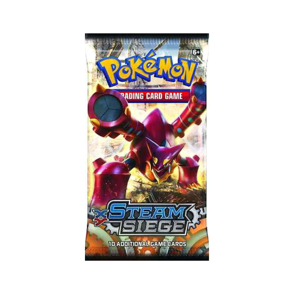 pokemon cards new drop Pokemon XY: Steam Siege Booster Pack (10 Cards) (ENG)