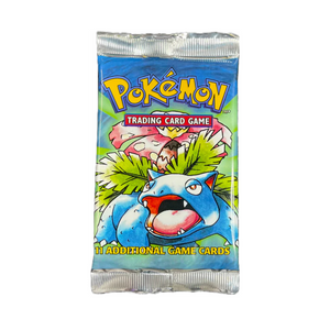 Pokemon Base Set Vintage Booster Pack (Venusaur Artwork) (11 Cards) (ENG)
