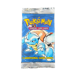Pokemon Base Set Vintage Booster Pack (Blastoise Artwork) (11 Cards) (ENG)