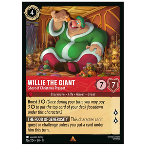 Willie the Giant - Ghost of Christmas Present - 126/204 - R