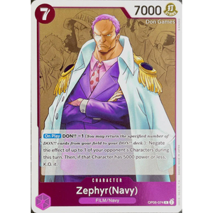 Zephyr [Navy] OP06-074 R - One Piece Kort