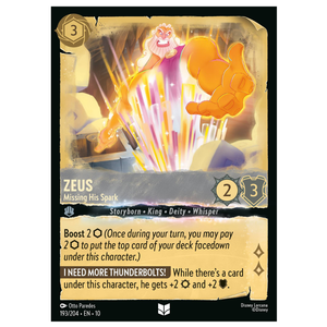 Zeus - Missing His Spark - 193/204 - UC