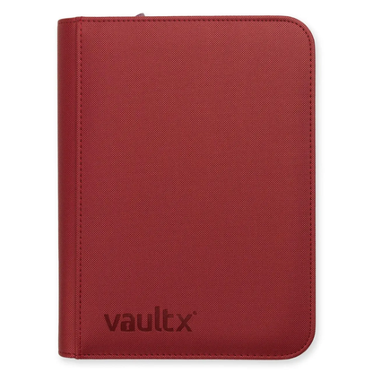 Vault X: EXO-TEC Metallic – 4 Pockets (Red) (160 Cards)