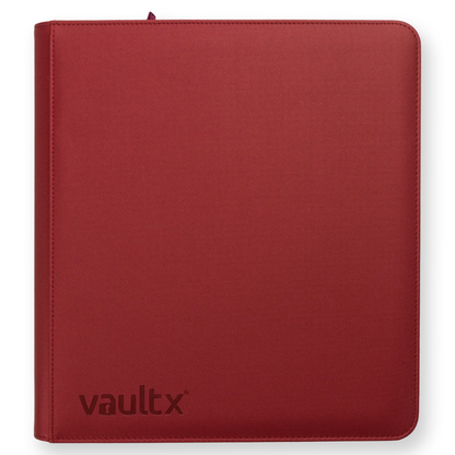 Vault X: EXO-TEC Metallic – 12 Pockets (Red) (480 Cards)
