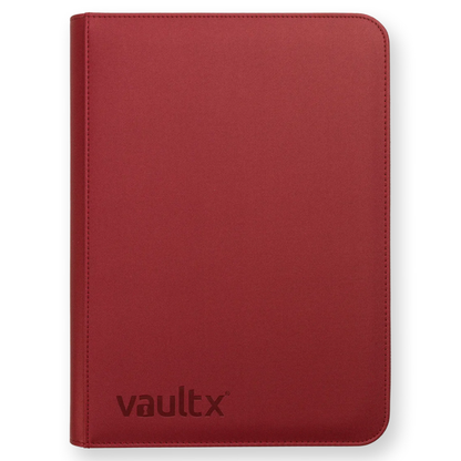 Vault X: EXO-TEC Metallic – 9 Pockets (Red) (360 Cards)