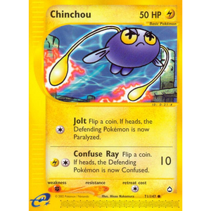 Chinchou AQ 71/147 - Pokémonkort