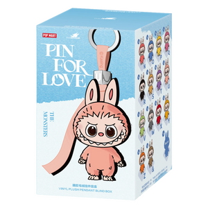 POP MART: Labubu The Monsters Pin for Love Series Pendant Blind Box (N–Z)