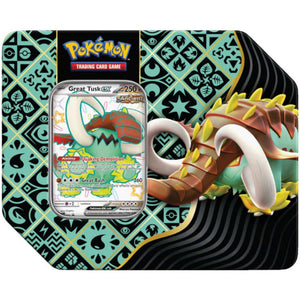 Pokémon Scarlet & Violet: Paldean Fates Tin - Great Tusk Ex (5 Pack) (ENG)