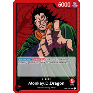 Monkey D. Dragon OP07-001 L - One Piece Kort