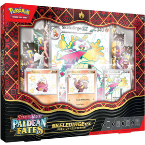 Pokémon Scarlet & Violet: Paldean Fates Pokémon ex Premium Collection - Shiny Skeledirge ex (8 Pack) (ENG)