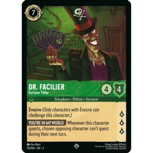 Dr. Facilier - Fortune Teller - 79/204 - Super Rare