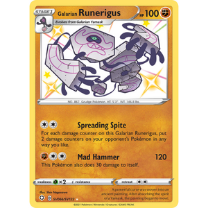 Galarian Runerigus SV066/SV122 - Pokémonkort