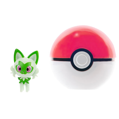 Pokémon Clip'n'Go Poké Balls Sprigatito with Poké Ball