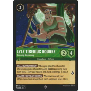 Lyle Tiberius Rourke - Cunning Mercenary - 78/204 - Super Rare