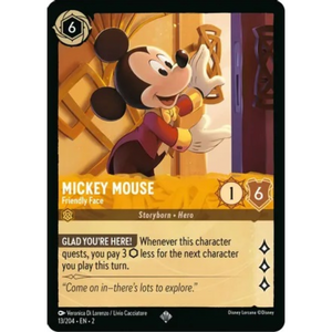 Mickey Mouse - Friendly Face - 13/204 - Super Rare