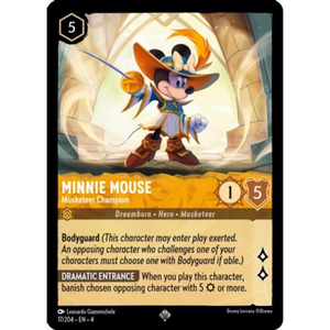 Minnie Mouse - Musketeer Champion - 17/204 - Super Rare