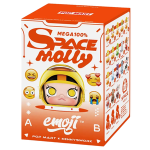 POP MART: Mega Space Molly 100% × emoji Series Blind Box