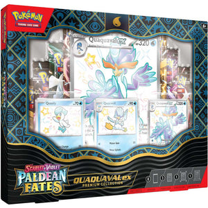 Pokémon Scarlet & Violet: Paldean Fates Pokémon ex Premium Collection - Shiny Quaquaval ex (8 Pack) (ENG)