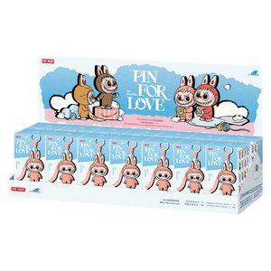 POP MART: The Monsters Labubu Pin for Love Series Figures Sealed Gift Case (N–Z) (14 PCS)