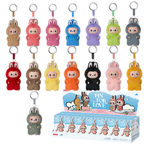 POP MART: The Monsters Labubu Pin for Love Series Figures Sealed Gift Case (N–Z) (14 PCS)