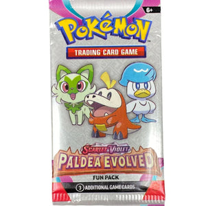 Pokémon Scarlet & Violet: Paldea Evolved Fun Pack (Sampling Pack) (3 Kort)