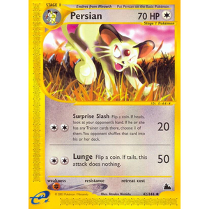 Persian SK 42/144 - Pokémonkort