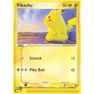 Pikachu SS 72/100 - Pokémonkort