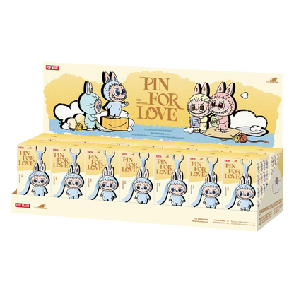 POP MART: The Monsters Labubu Pin for Love Series Figures Sealed Gift Case (A–M) (14 PCS)