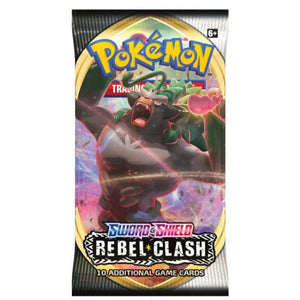 Pokémon Sword & Shield: Rebel Clash Booster Pack (10 Kort)