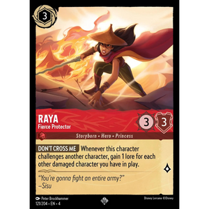 Raya - Fierce Protector - 121/204 - Super Rare