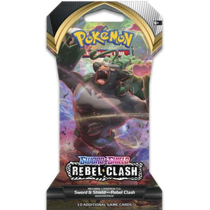 Pokémon Sword & Shield: Rebel Clash Booster Sleeved Booster Pack (10 kort)