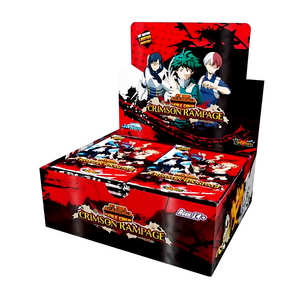 UniVersus: My Hero Academia Crimson Rampage Booster Display (24 Packs) (ENG)