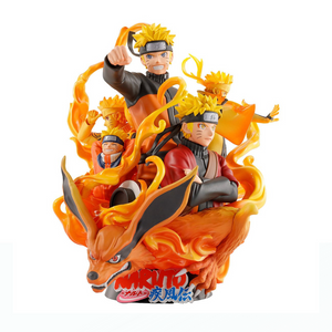 Naruto Shippuden Naruto Petitrama DX PVC Mini staty - 15cm