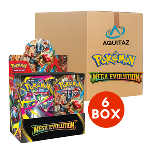 Pokémon Mega Evolution: Mega Evolution Booster Display Sealed Case (6 Boxar) (ENG)