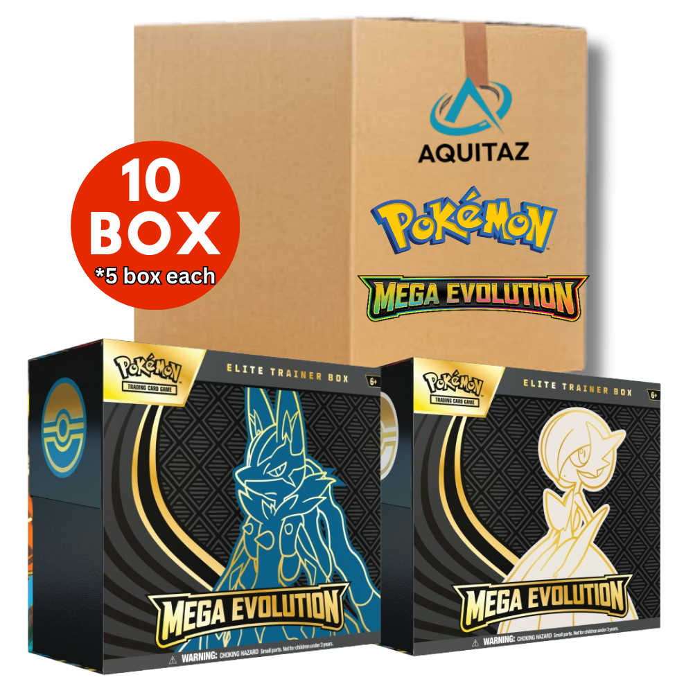 Pokmon Mega Evolution: Mega Evolution Elite Trainer Box Sealed Case (