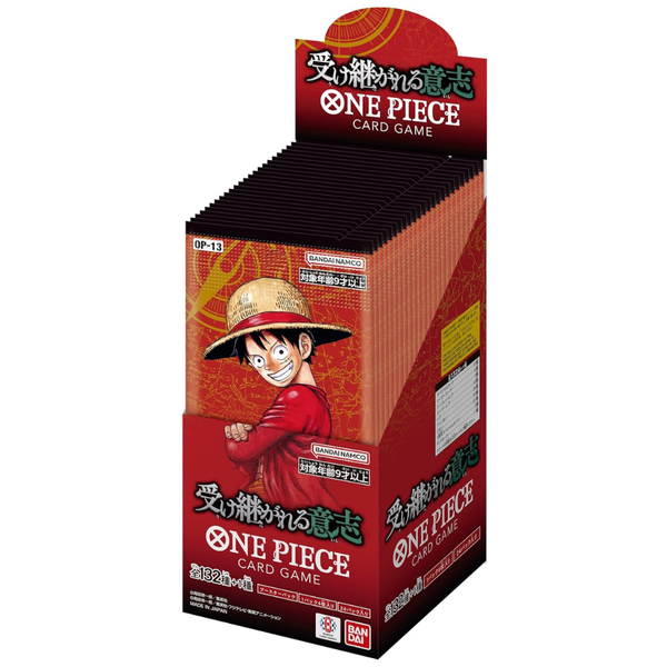 One Piece: (OP 13) Carrying On His Will Booster Box (24 Pack) (JP)