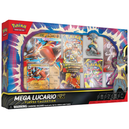 Pokemon Mega Evolution: Mega Lucario ex Figure Collection Box (5 Pack) (ENG)