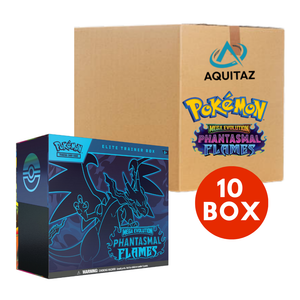 Pokémon Mega Evolution: Phantasmal Flames Elite Trainer Box (ETB) Sealed Case (10 Boxes)