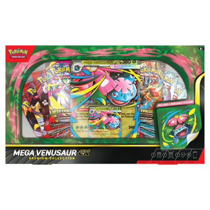 Pokémon Mega Evolution: Mega Venusaur ex Premium Collection Box (8 Pack) (ENG)