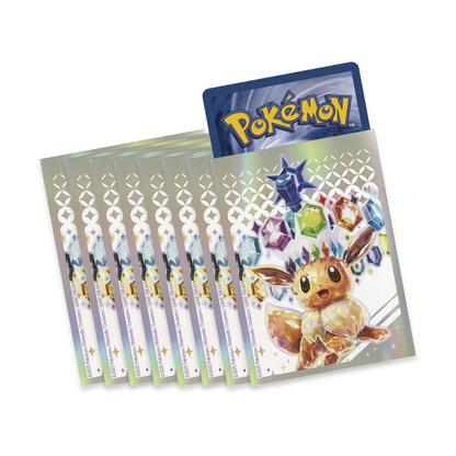 Pokémon Prismatic Evolutions ETB Card Sleeve Protector (65 Sleeves)