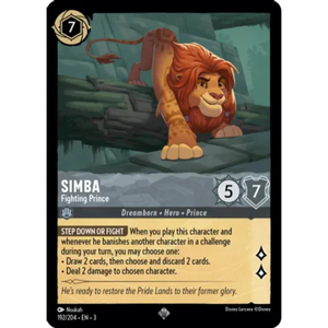 Simba - Fighting Prince - 192/204 - Super Rare