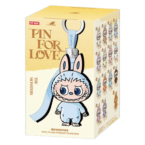 POP MART: Labubu The Monsters Pin for Love Series Pendant Blind Box (A–M)