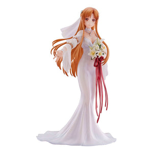 Sword Art Online Asuna Wedding PVC Statuett - 25 cm