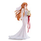 Sword Art Online Asuna Wedding PVC Statuette - 25 cm