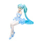 Hatsune Miku Flower Fairy Nemophila Pail Blue Noodle Stopper Figur - 15 cm