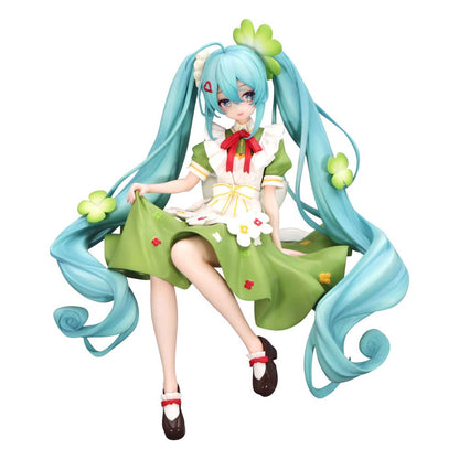 Hatsune Miku Flower Fairy Clover Noodle Stopper Figur – 15 cm