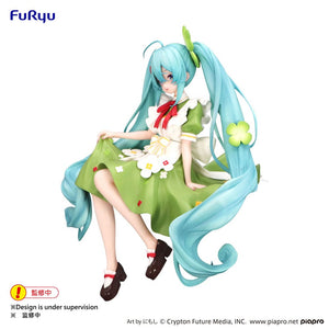 Hatsune Miku Flower Fairy Clover Noodle Stopper Figur – 15 cm